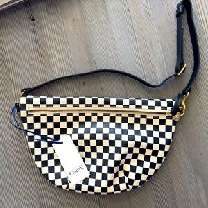 Clare V Grande Fanny - Checkered